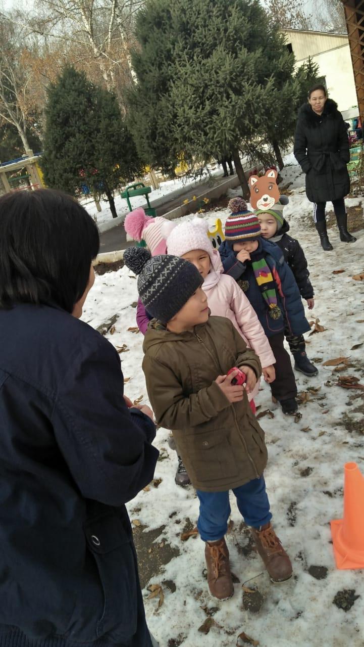 Открытое мероприятие "Проведение прогулки в группе с НОДА "Нұршашу"