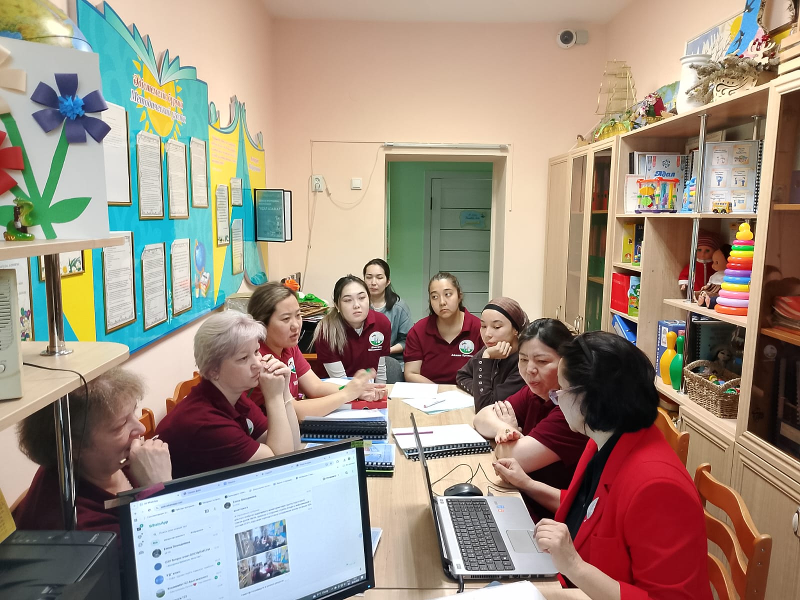 Встреча узких специалистов детского сада № 123 с  методистом научно-методического отдела РГУ ННПЦ РСИО